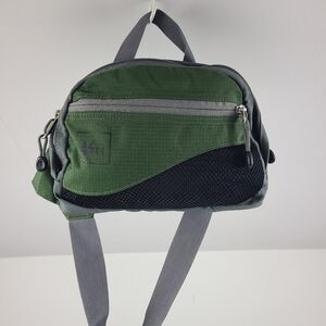 REI Co-op Trail Waistpack Hiking Fanny Pack Lumbar Bag Olive Green Grey